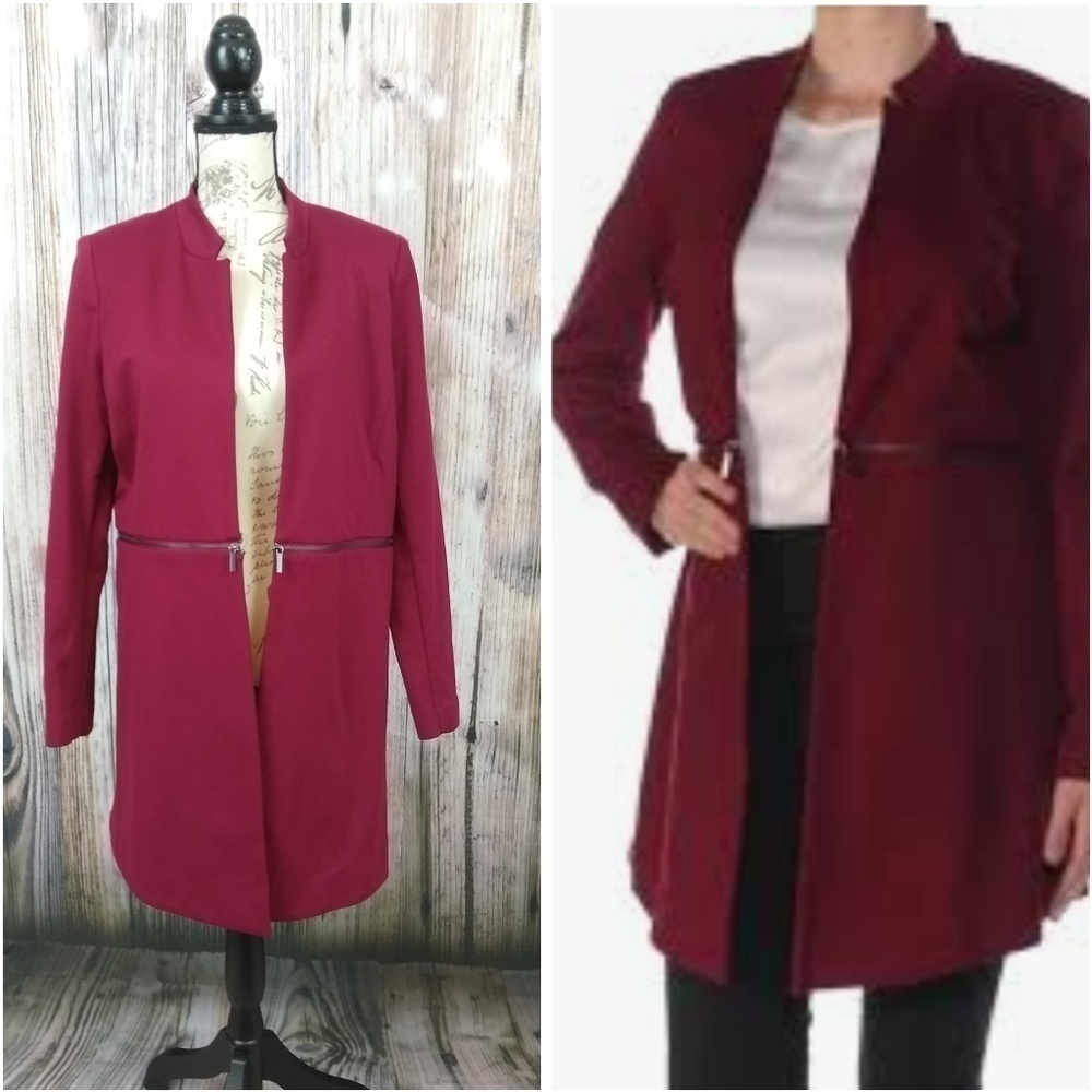 Alfani Open Front Topper Blazer Jacket